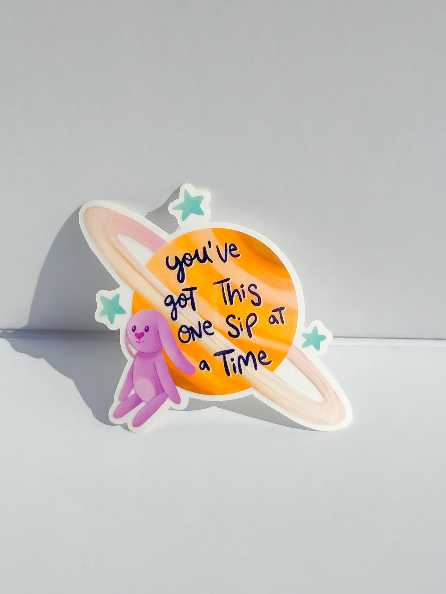 Bluey You’ve Got This Sticker – Clear Waterproof Vinyl Motivational Decal for Tumblers & Laptops