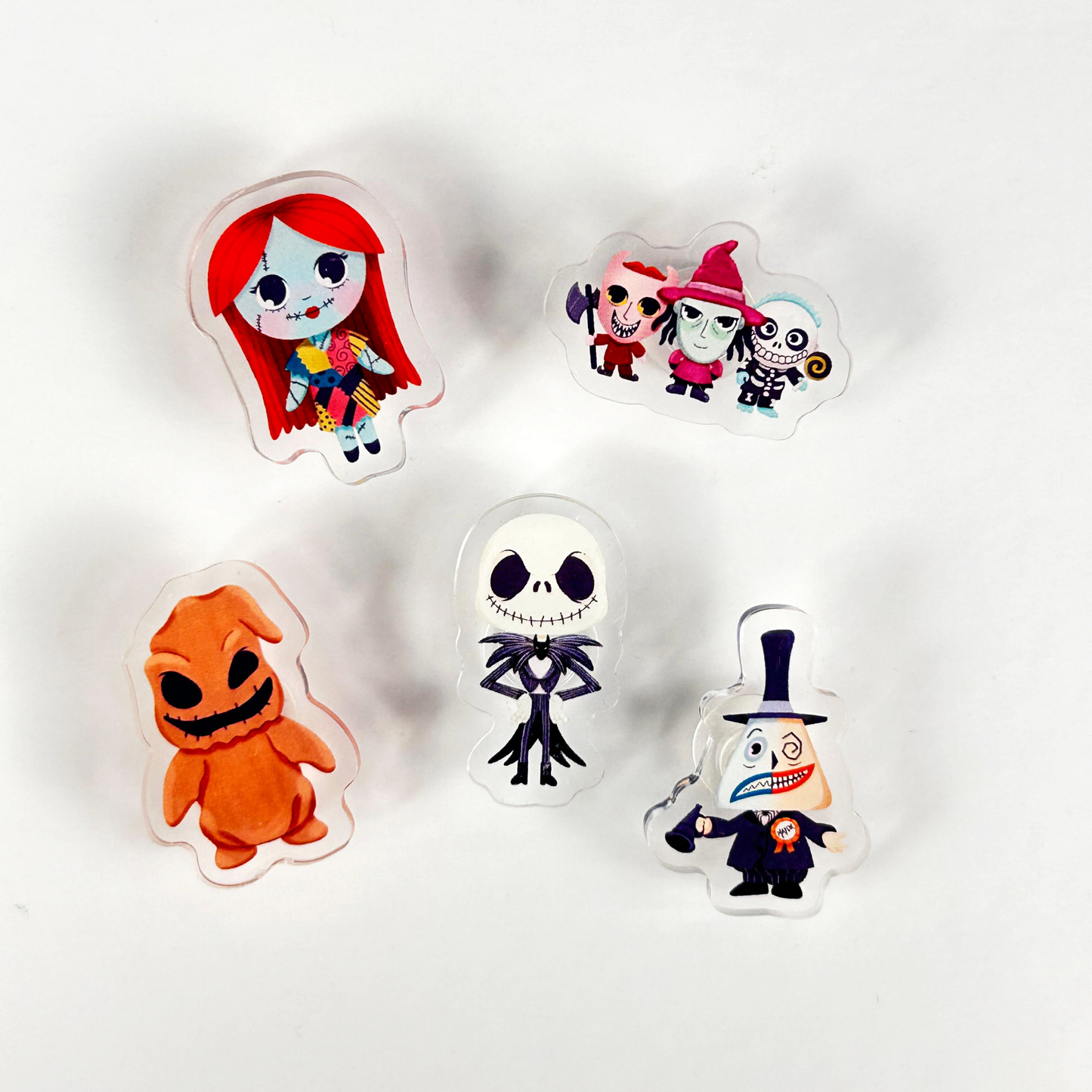Halloween Shoe Charms Set - Spooky Character Crocs Jibbitz Style Decorations