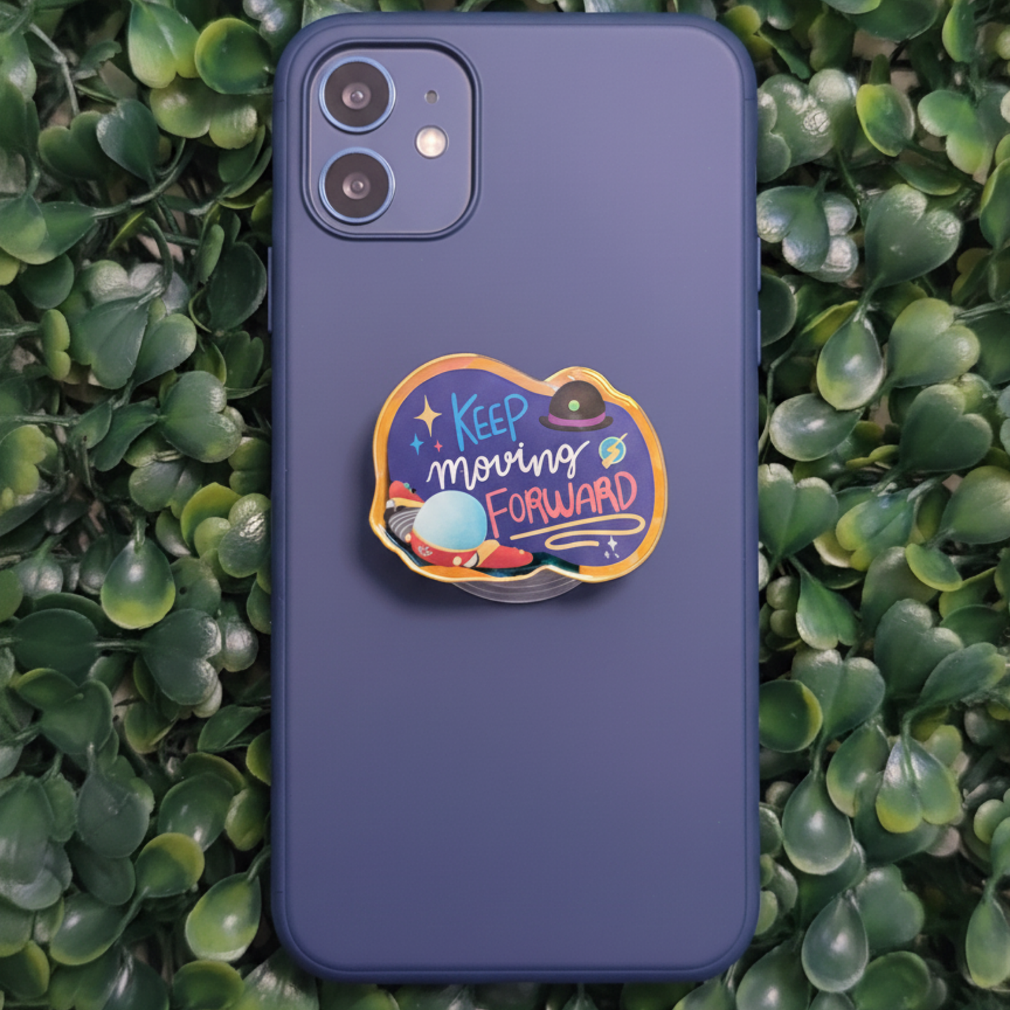 Keep Moving Forward - Meet the Robinsons Holographic Phone Holder