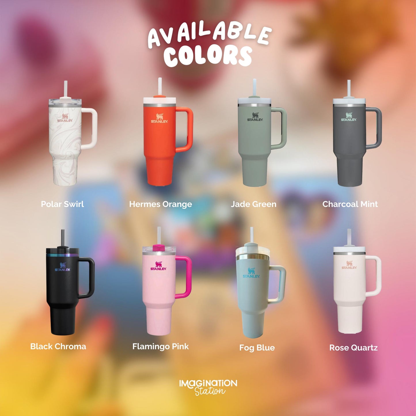 Bluey Tumbler Combo 40oz with Straw & Spring Sticker Set | Waterproof Bluey Stickers & Bonus Gift
