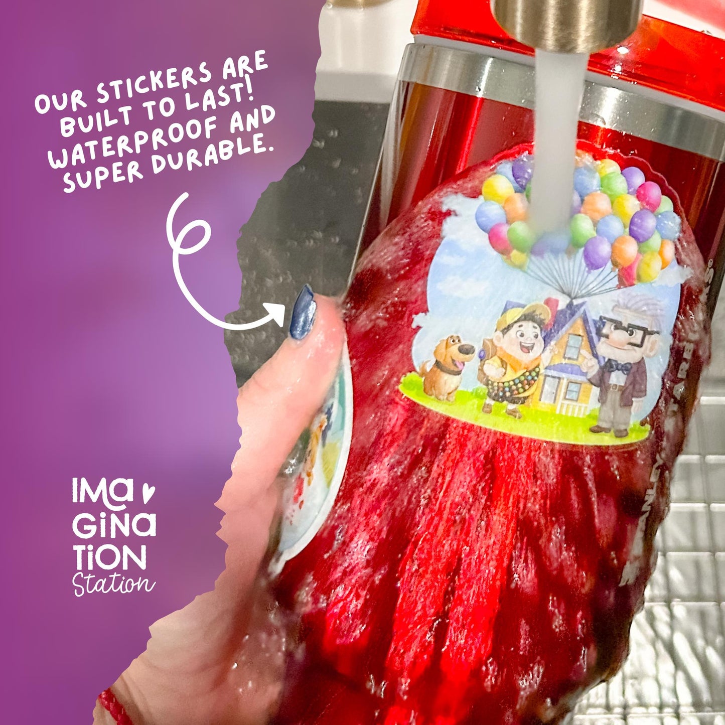 Winnie the Pooh & Friends Waterproof Vinyl Sticker – Pixie Dust Glossy Finish