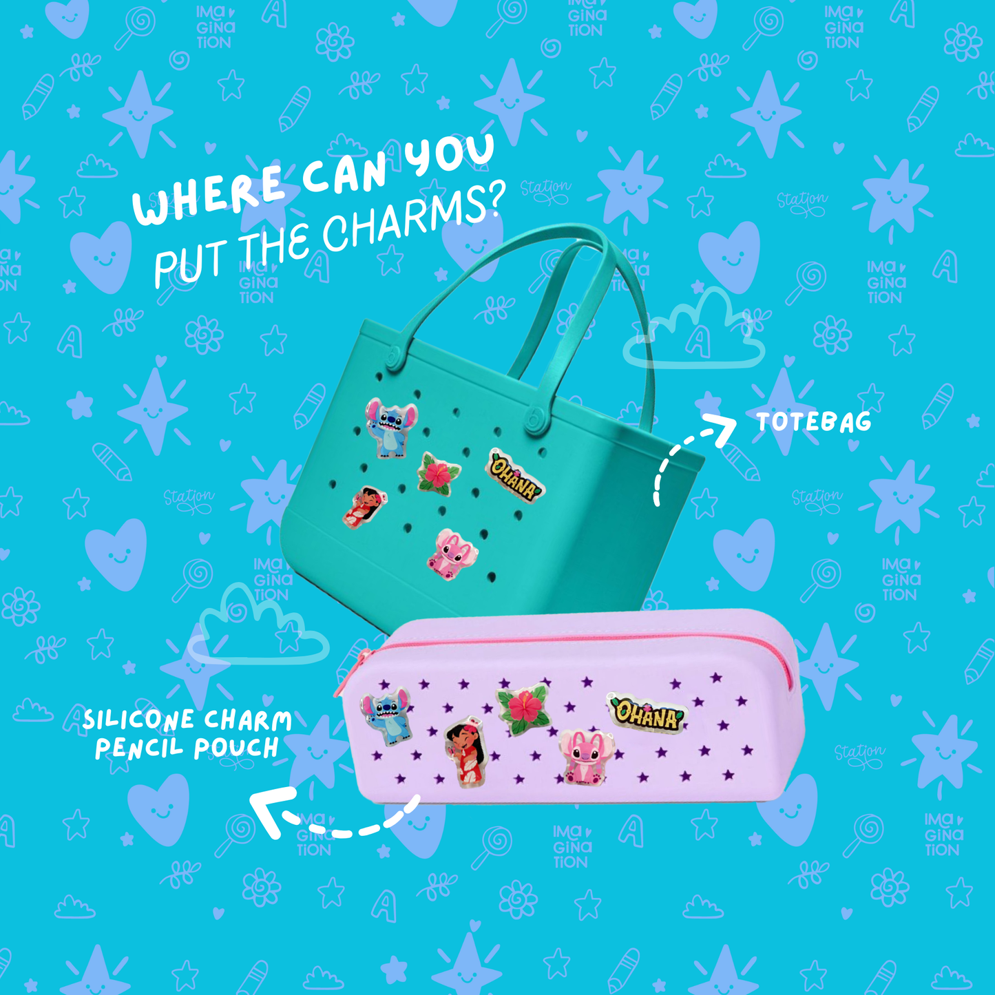 Bluey Family Shoe Charms - Fun Character Accessories for Shoes
