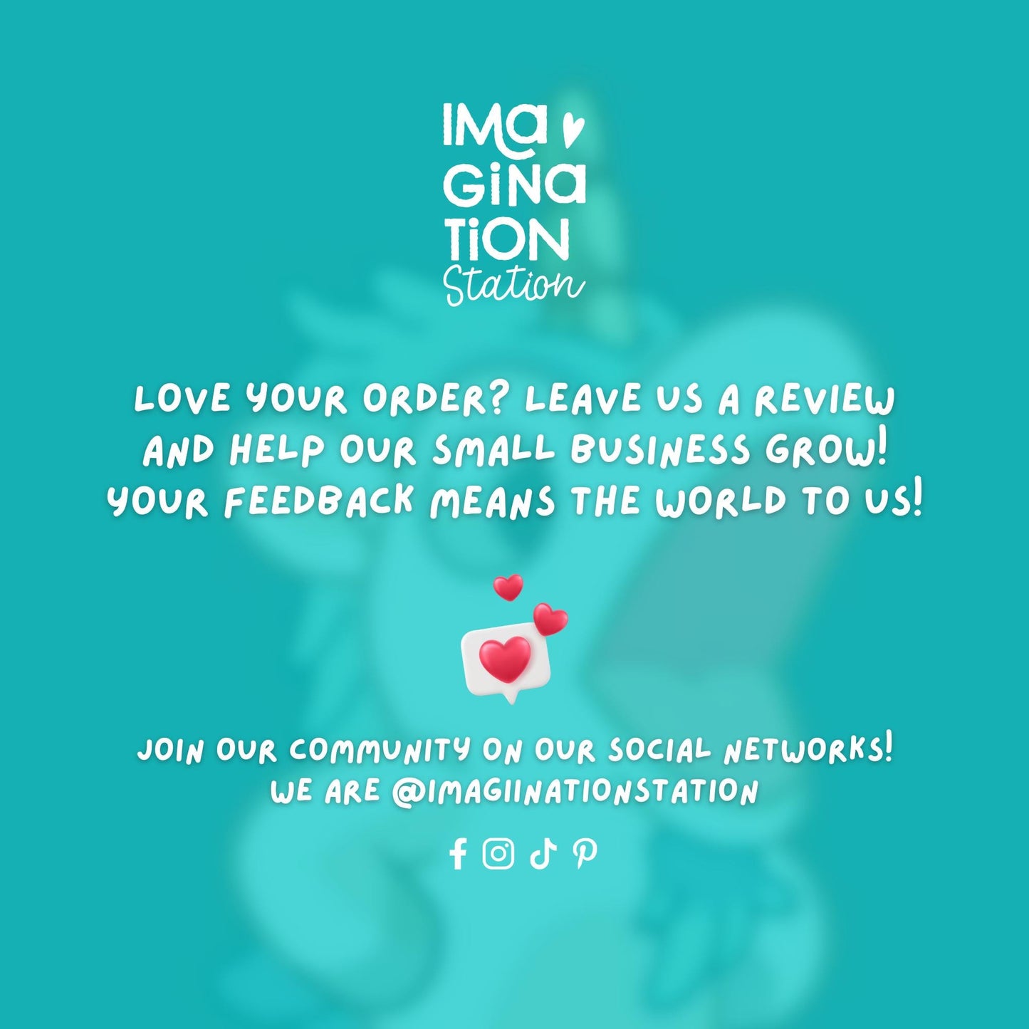 Bluey Unicorse Sticker | Transparent Glossy Vinyl Decal for Laptop & Water Bottle | Cartoon Gift with Together in Our Hearts Quote