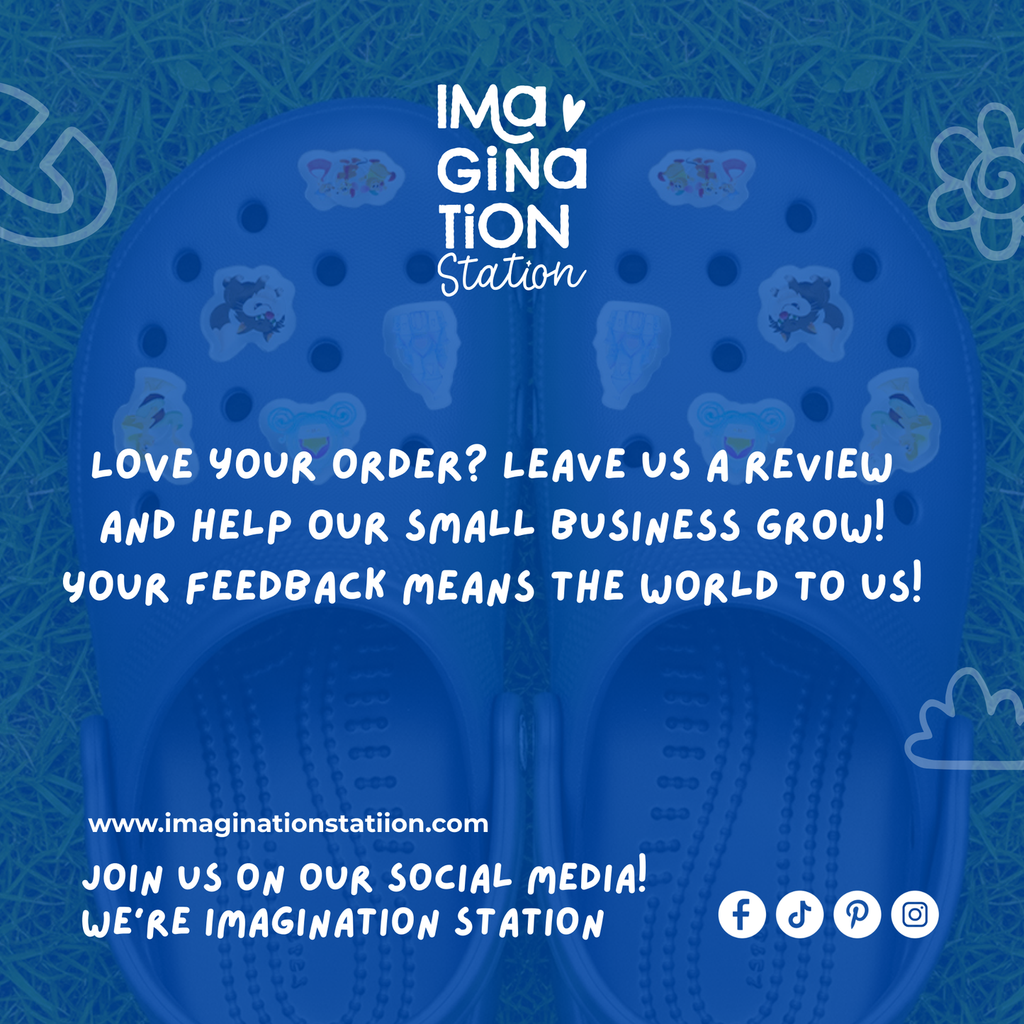 Glass Slipper Shoe Charm - Acrylic Clear Material