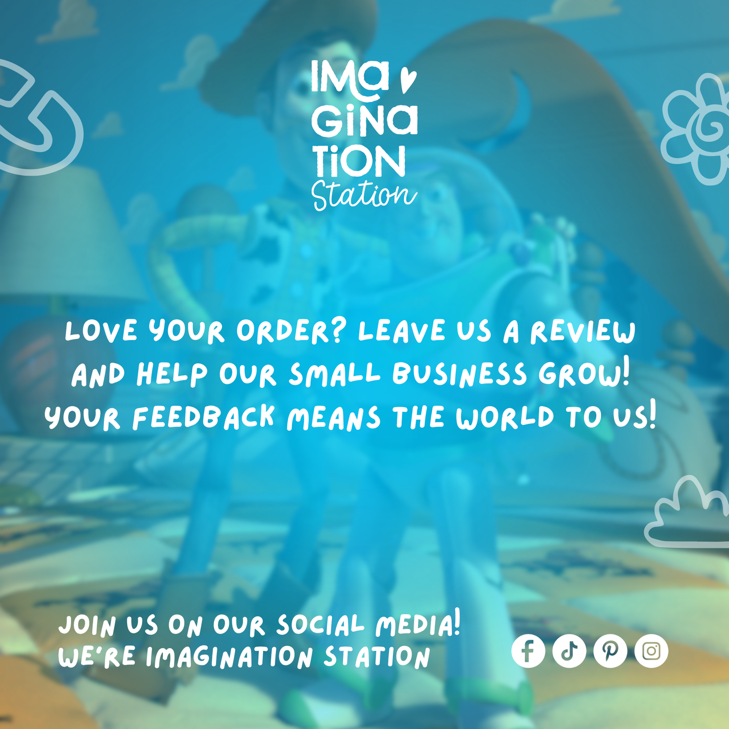 Toy Story Woody Featuring Rex Sticker - Waterproof Clear Glossy Effect