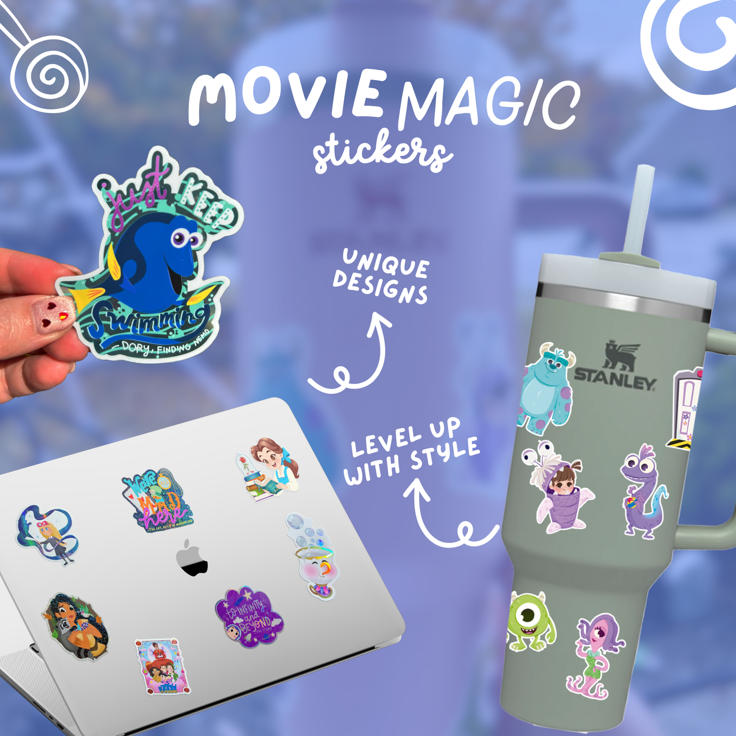Mickey Minnie Corpse Bride Sticker | Tim Burton Disney Gothic Crossover Vinyl Decal