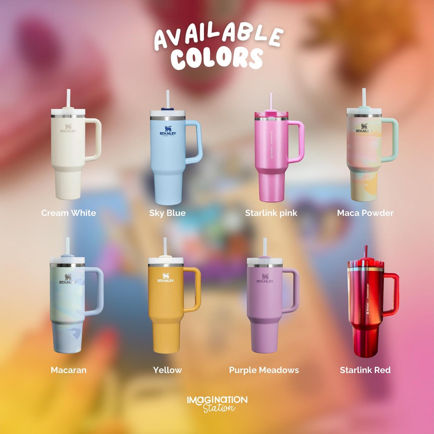 Bluey Tumbler Combo 40oz with Straw & Spring Sticker Set | Waterproof Bluey Stickers & Bonus Gift