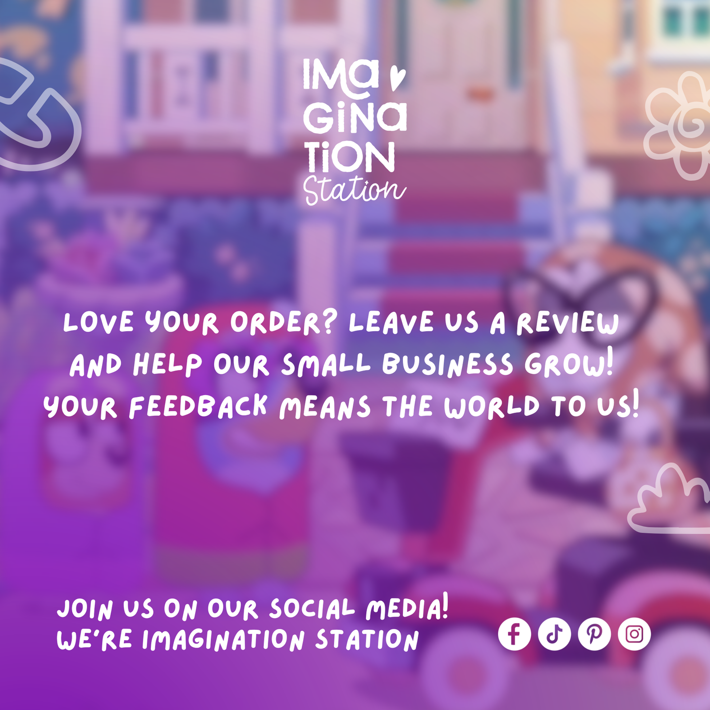 Granny Muffin Sticker | Waterproof Pixie Dust Effect