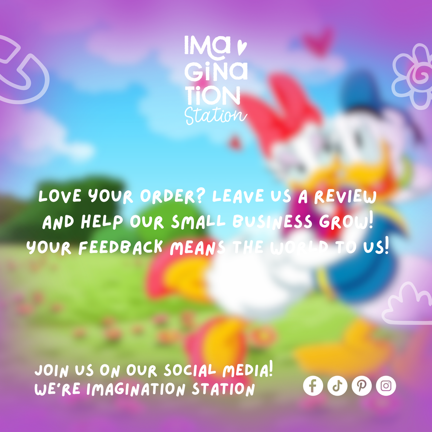 Donald and Daisy Proposal Sticker - Waterproof Glossy