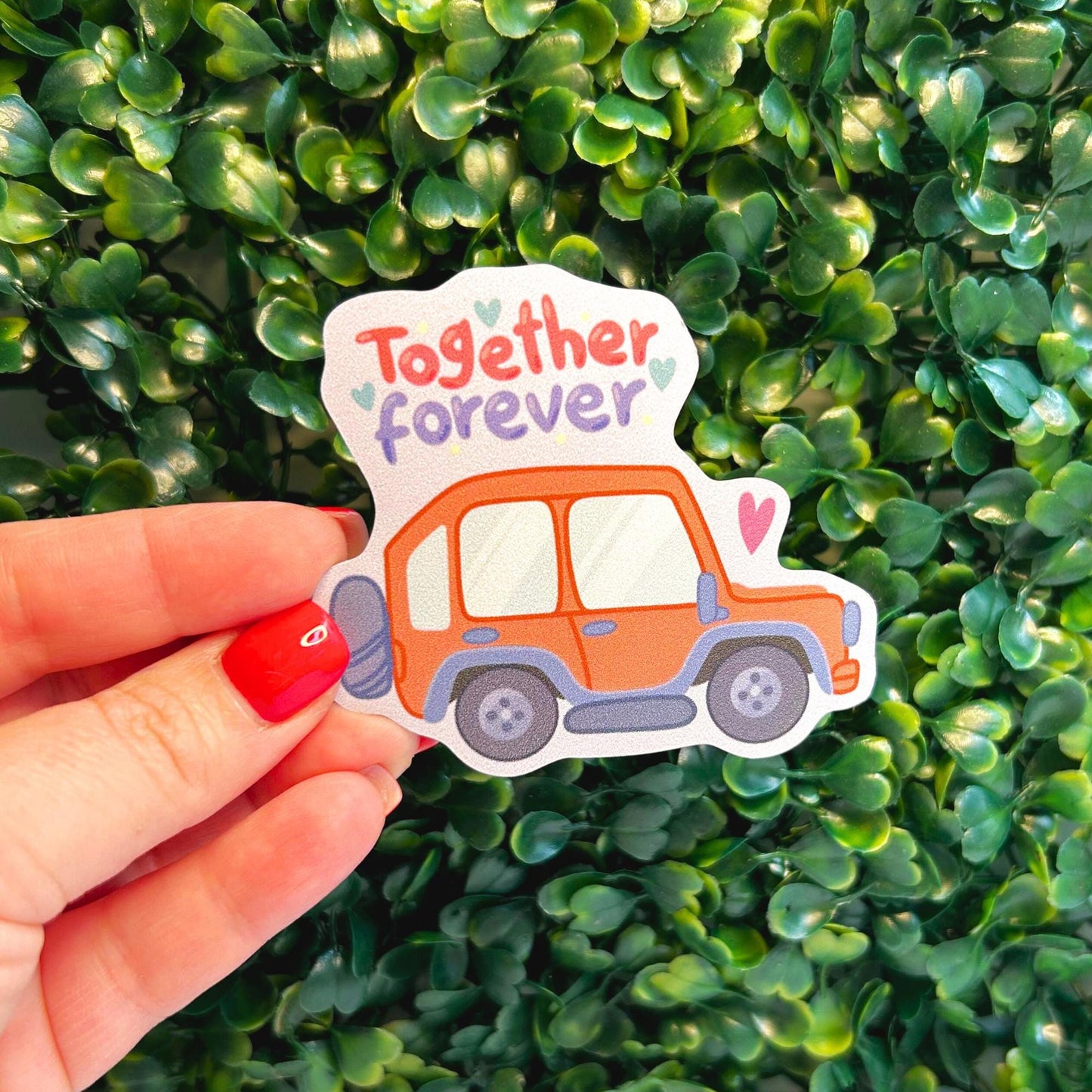 Bluey Car Magnet β Fun & Colorful Die-Cut Design