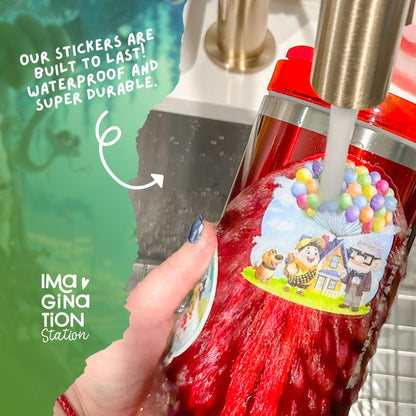 Tiana Tumbler Sticker Set for 40oz Cup Decor Waterproof Vinyl Frog Princess Decal Gift Bundle with Straw Disney Inspired for