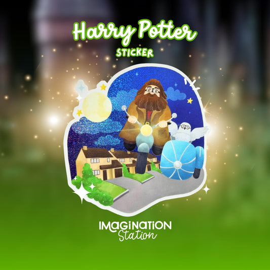 Hagrid Pixie Dust Vinyl Sticker | Waterproof Glossy| Wizard Magical Motorcycle Decal for Laptop, Water Bottle, Car