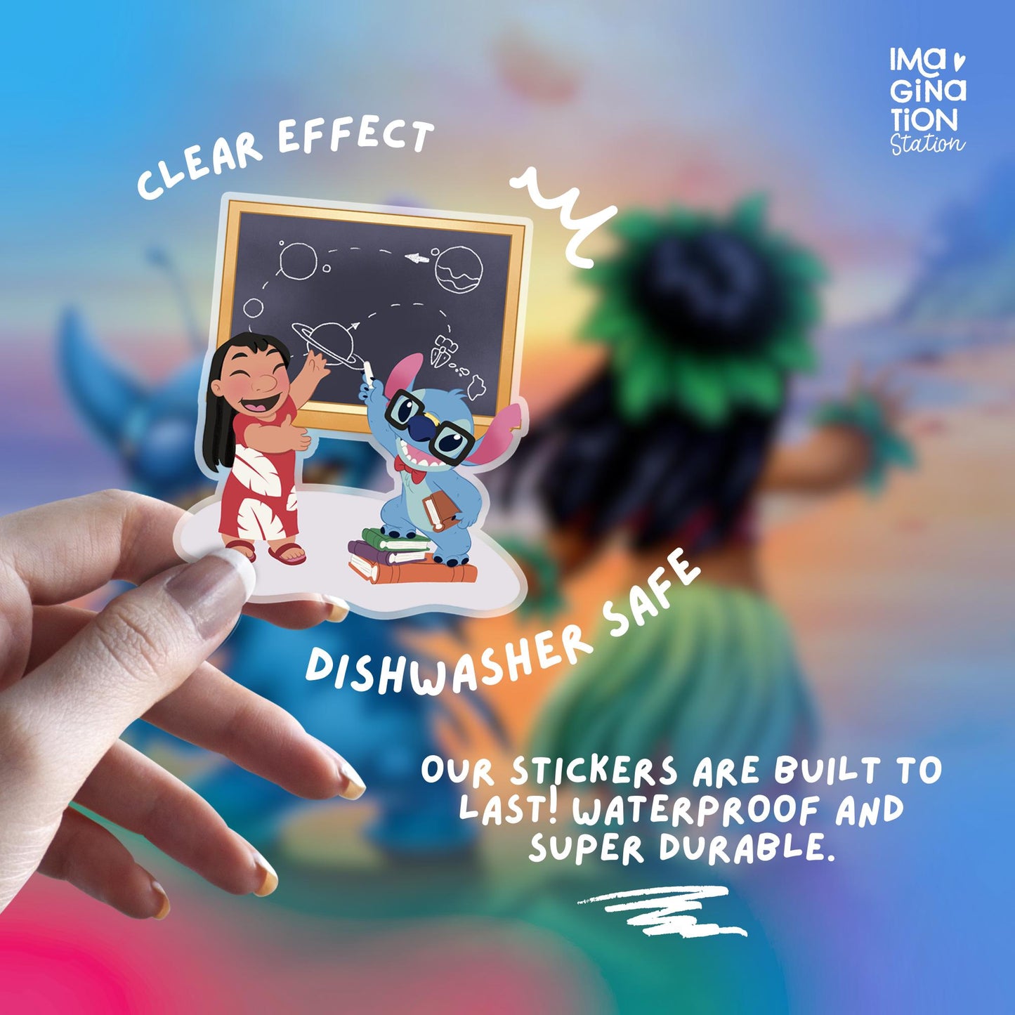 Stitch Teacher Sticker – School Fun with a Touch of Disney Magic!