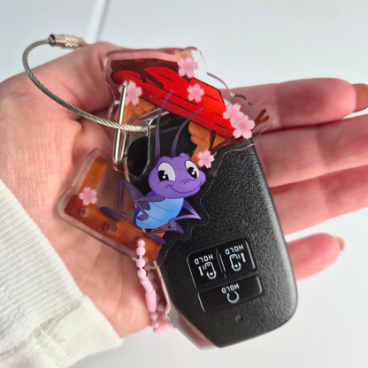 Mulan Cri-kee  Carabiner - Acrylic Glossy Clear