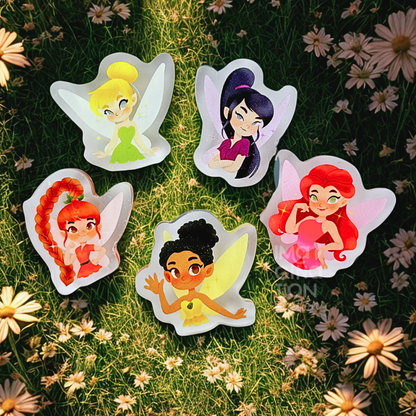 Tinkerbell and Friends Shoe Charm - Acrylic Disney Character Accessory