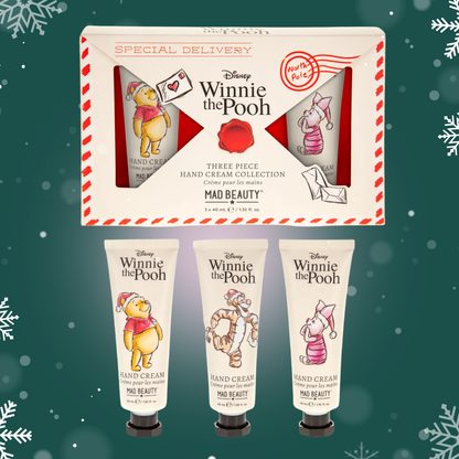 Winnie the Pooh Holiday Bundle - Mad Beauty Hand Cream Set + Sticker