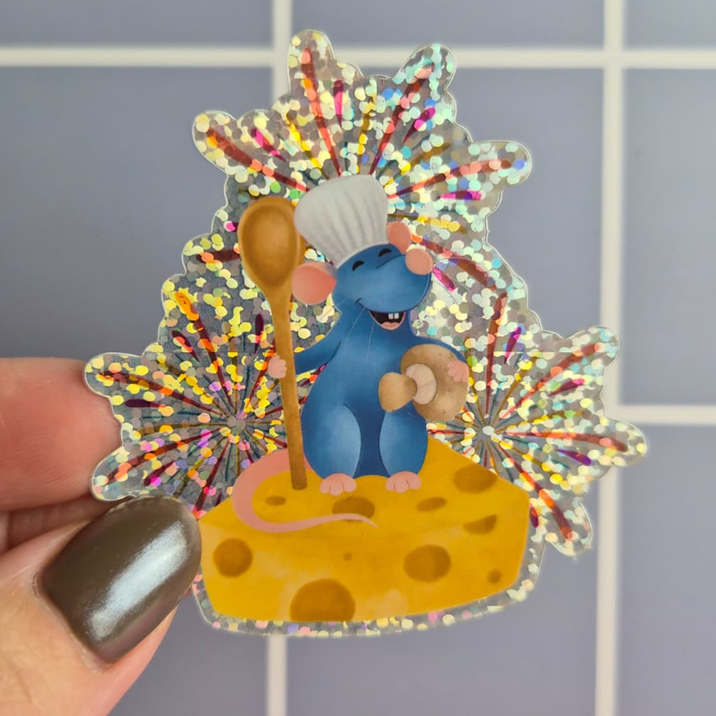 Ratatouille Remy Inspired- Glitter Glossy Effect