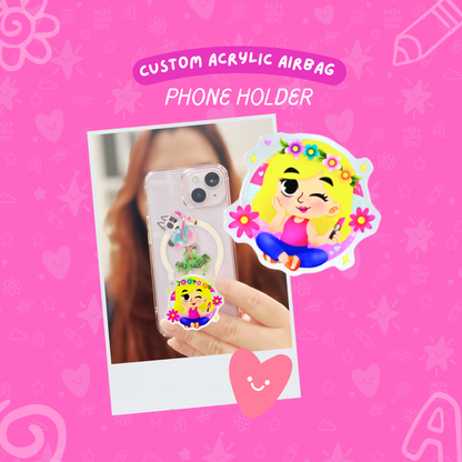 Lizzie McGuire Costume Airbag PopSocket - Disney Channel Y2K Phone Grip