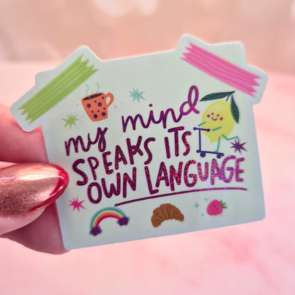 Cute Inspirational Quote Sticker - Waterproof Pixie Dust Glossy Effect