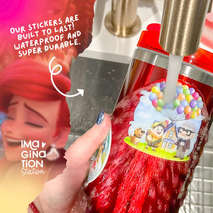 Princess Quote Sticker – Empowering Disney Magic in Clear Glossy Vinyl!