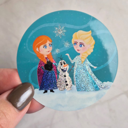 Frozen Waterproof Sticker - Pixie Dust Glossy Effect