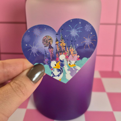 Donald and Daisy Proposal Sticker - Waterproof Glossy