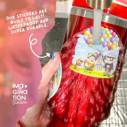 Inside Out BingBong Sticker - Waterproof Holographic Glossy Effect