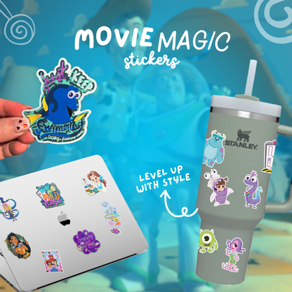 Toy Story Woody Featuring Rex Sticker - Waterproof Clear Glossy Effect