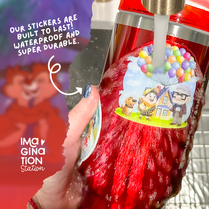 Chip and Dale  - Waterproof Clear Sticker Glossy Effect