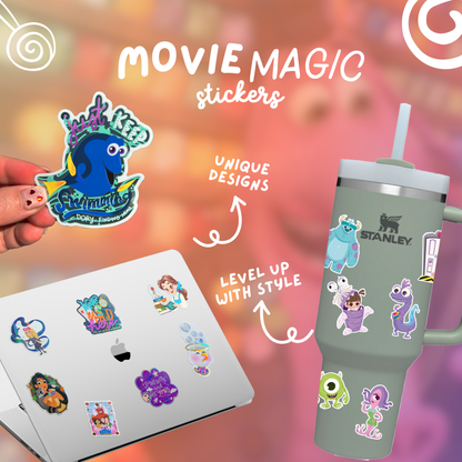 Inside Out BingBong Sticker - Waterproof Holographic Glossy Effect