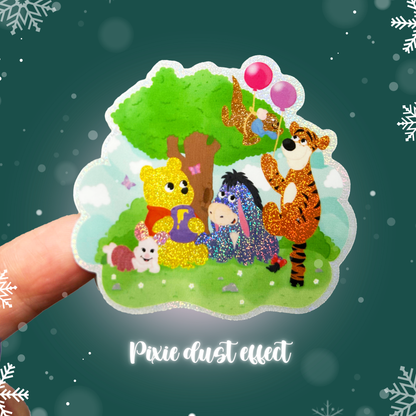 Winnie the Pooh Holiday Bundle - Mad Beauty Hand Cream Set + Sticker