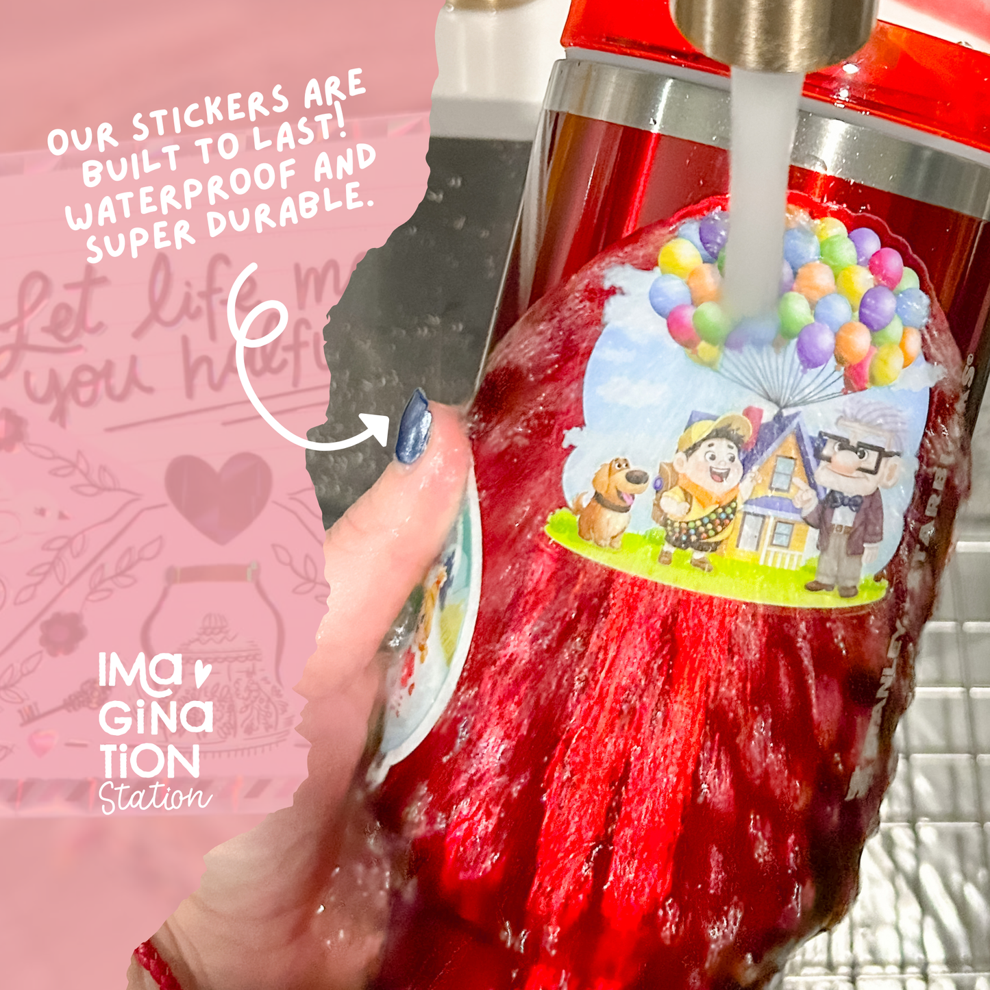 Inspirational Quote Sticker - Waterproof Prismatic Glossy Effect