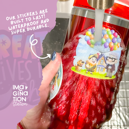 Inspirational Quote Sticker - Waterproof Holographic Effect