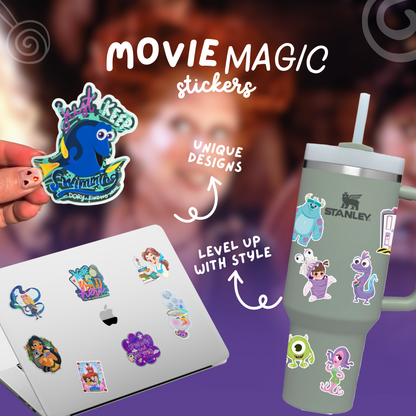 Hocus Pocus Magic Sticker | Waterproof Vinyl Decal | Halloween Witch Laptop Water Bottle Decor