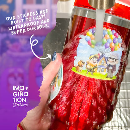 Granny Muffin Sticker | Waterproof Pixie Dust Effect