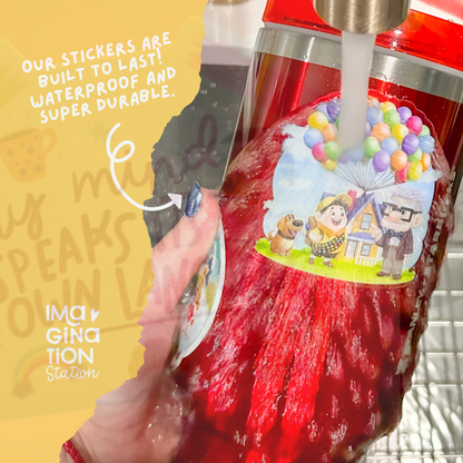 Cute Inspirational Quote Sticker - Waterproof Pixie Dust Glossy Effect