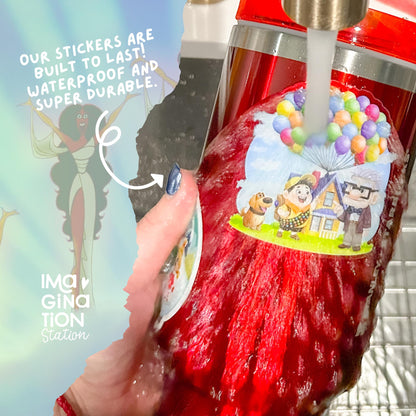 Hercules Muses Sticker, Disney Mirror Glossy Vinyl, Greek Mythology Disney Soul Goddess Waterproof Decal, Laptop Tumbler Water Bottle Planner Sticker