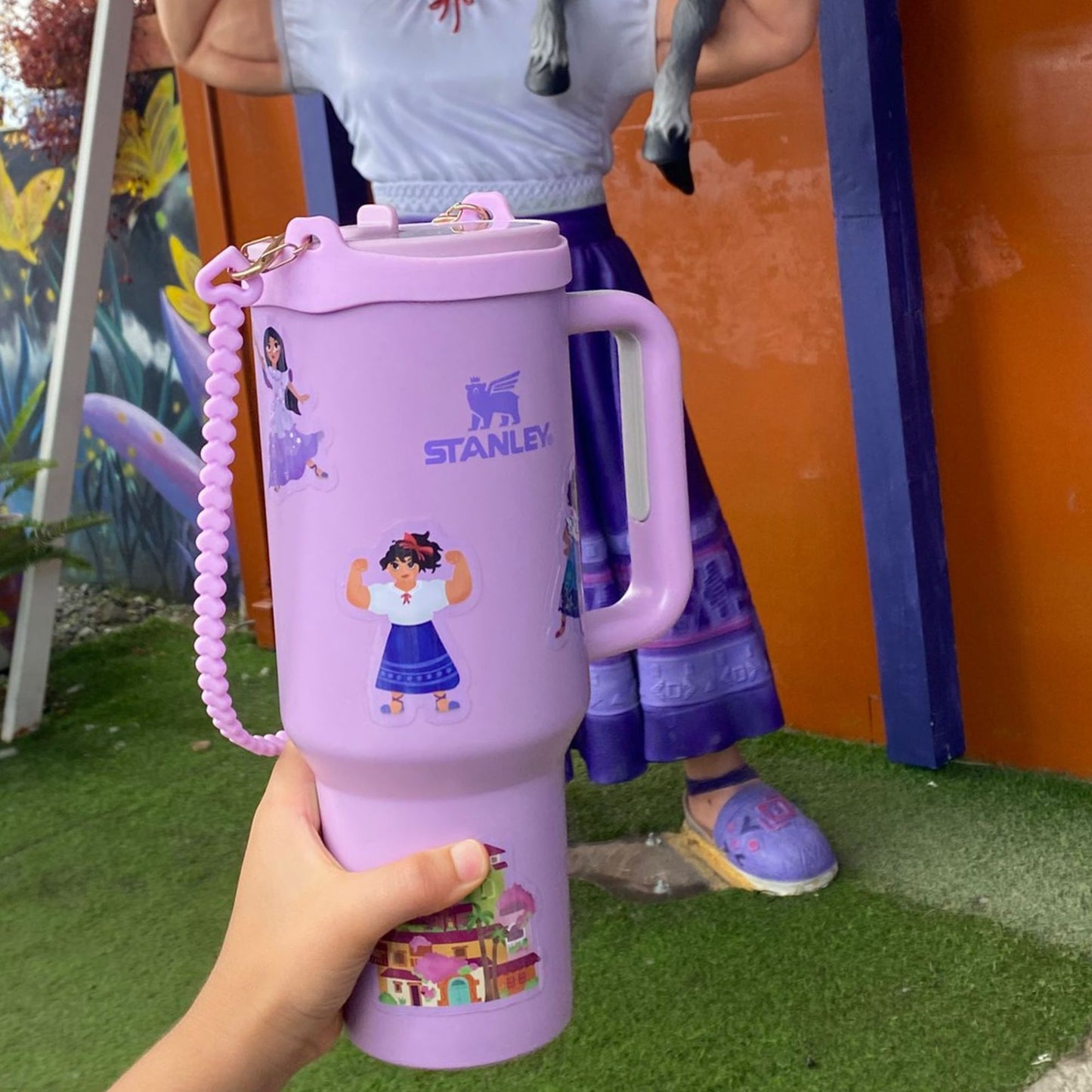 Encanto Tumbler Sticker Set for 40oz Cup Decor Waterproof Vinyl Magical Family Decal Gift Bundle with Straw Disney Inspired for