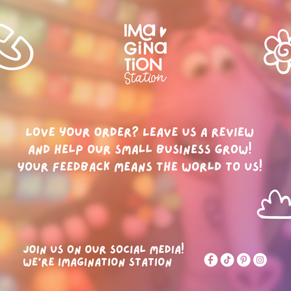 Inside Out BingBong Sticker - Waterproof Holographic Glossy Effect