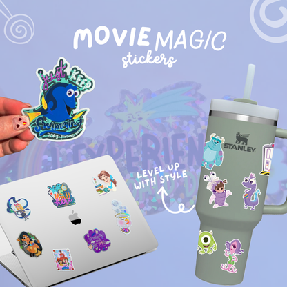 Custom Cute Inspirational Quote Sticker - Waterproof Glitter Glossy Effect