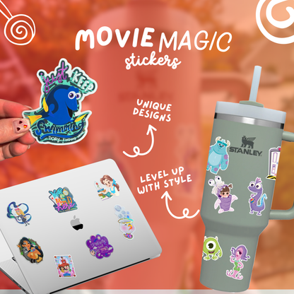 Villain Heart Mirror Sticker | Him Powerpuff Girls Vinyl | Retro Cartoon Fan Art | Sassy Kawaii Laptop Water Bottle Decal | Handmade Glossy
