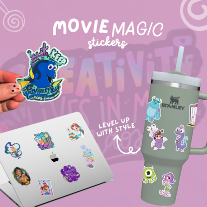 Inspirational Quote Sticker - Waterproof Holographic Effect