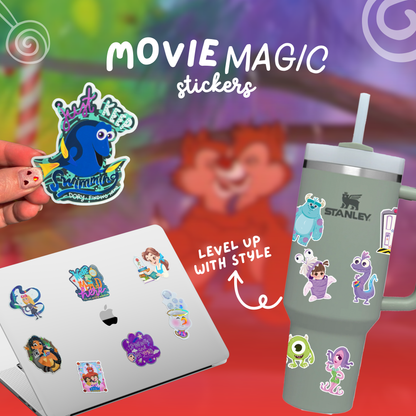 Chip and Dale  - Waterproof Clear Sticker Glossy Effect