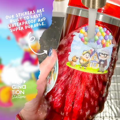 Donald and Daisy Proposal Sticker - Waterproof Glossy