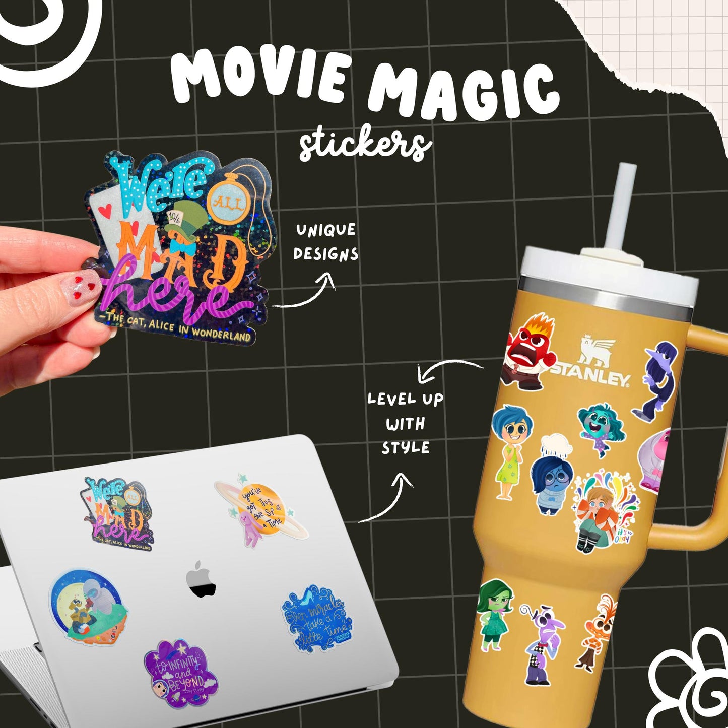 Hogwarts Express Sticker – Waterproof Holographic Glossy Vinyl Decal, Wizarding World Train, Harry Potter Fan Gift