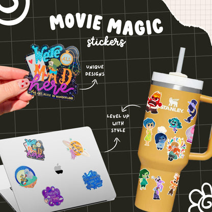 Hogwarts Express Sticker – Waterproof Holographic Glossy Vinyl Decal, Wizarding World Train, Harry Potter Fan Gift