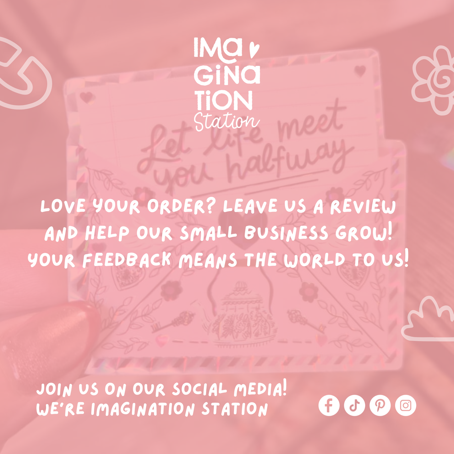 Inspirational Quote Sticker - Waterproof Prismatic Glossy Effect