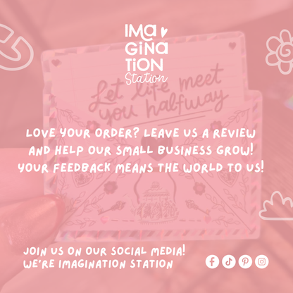 Inspirational Quote Sticker - Waterproof Prismatic Glossy Effect