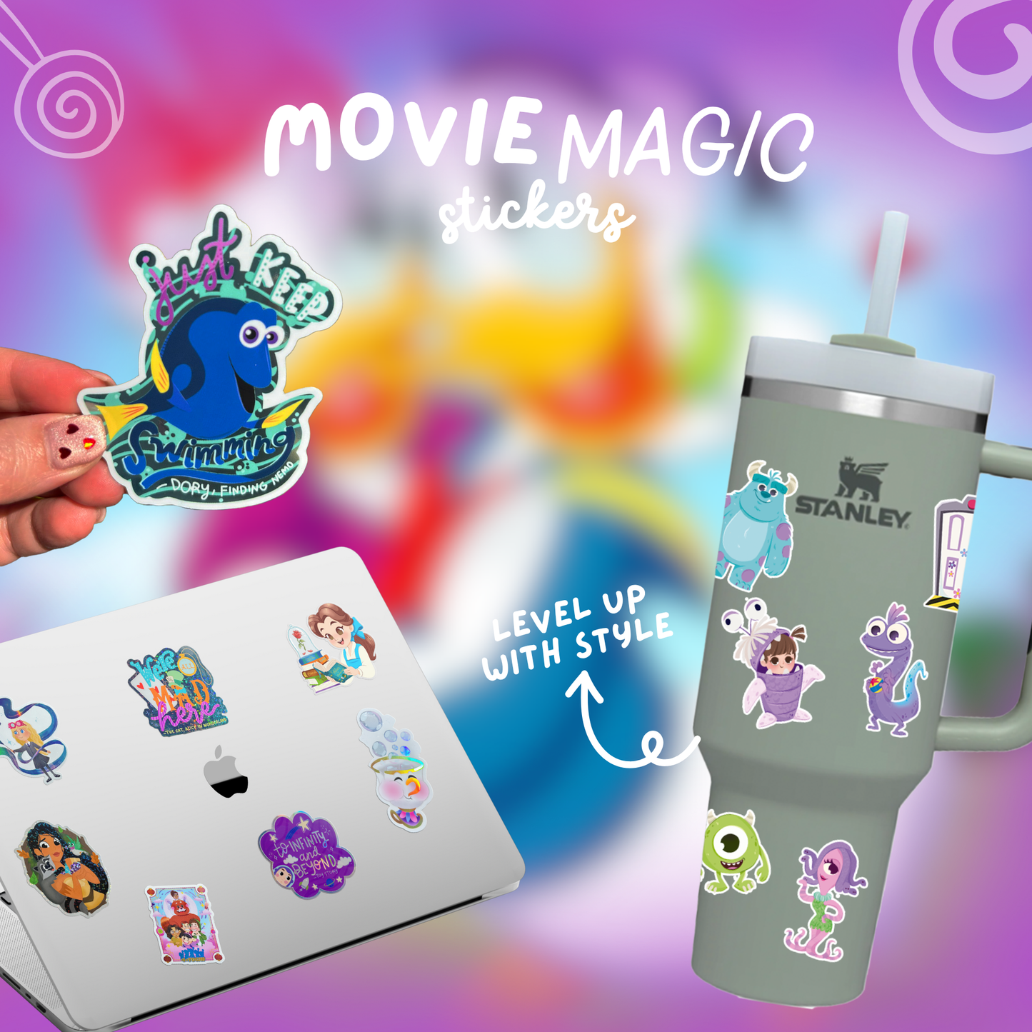 Donald and Daisy Proposal Sticker - Waterproof Glossy