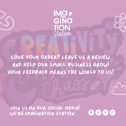 Inspirational Quote Sticker - Waterproof Holographic Effect